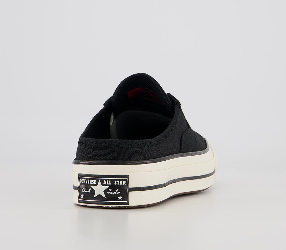 Converse Chuck 70s Mule Trainers Converse Chuck 70s Mule Trainers Black Black Egret