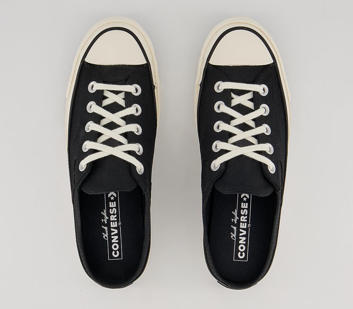 Converse Chuck 70s Mule Trainers Converse Chuck 70s Mule Trainers Black Black Egret