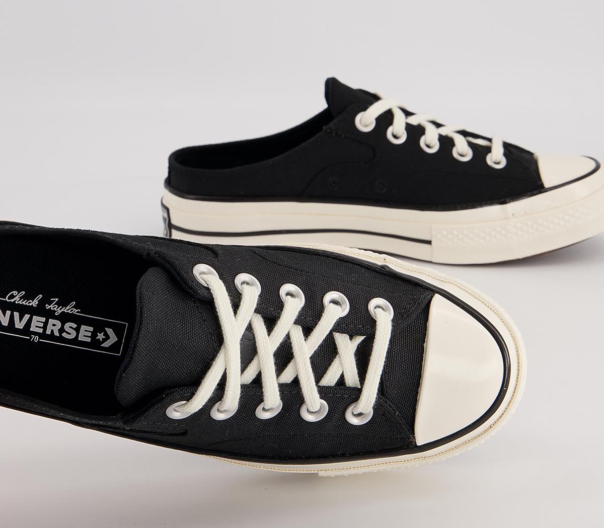 Converse Chuck 70s Mule Trainers Converse Chuck 70s Mule Trainers Black Black Egret