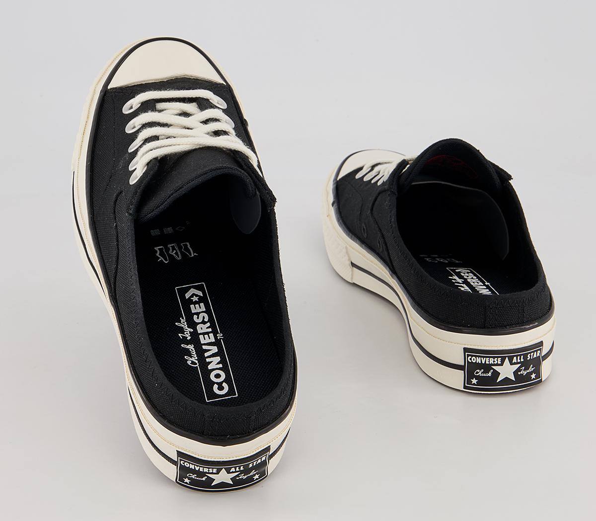 Converse Chuck 70s Mule Trainers Converse Chuck 70s Mule Trainers Black Black Egret