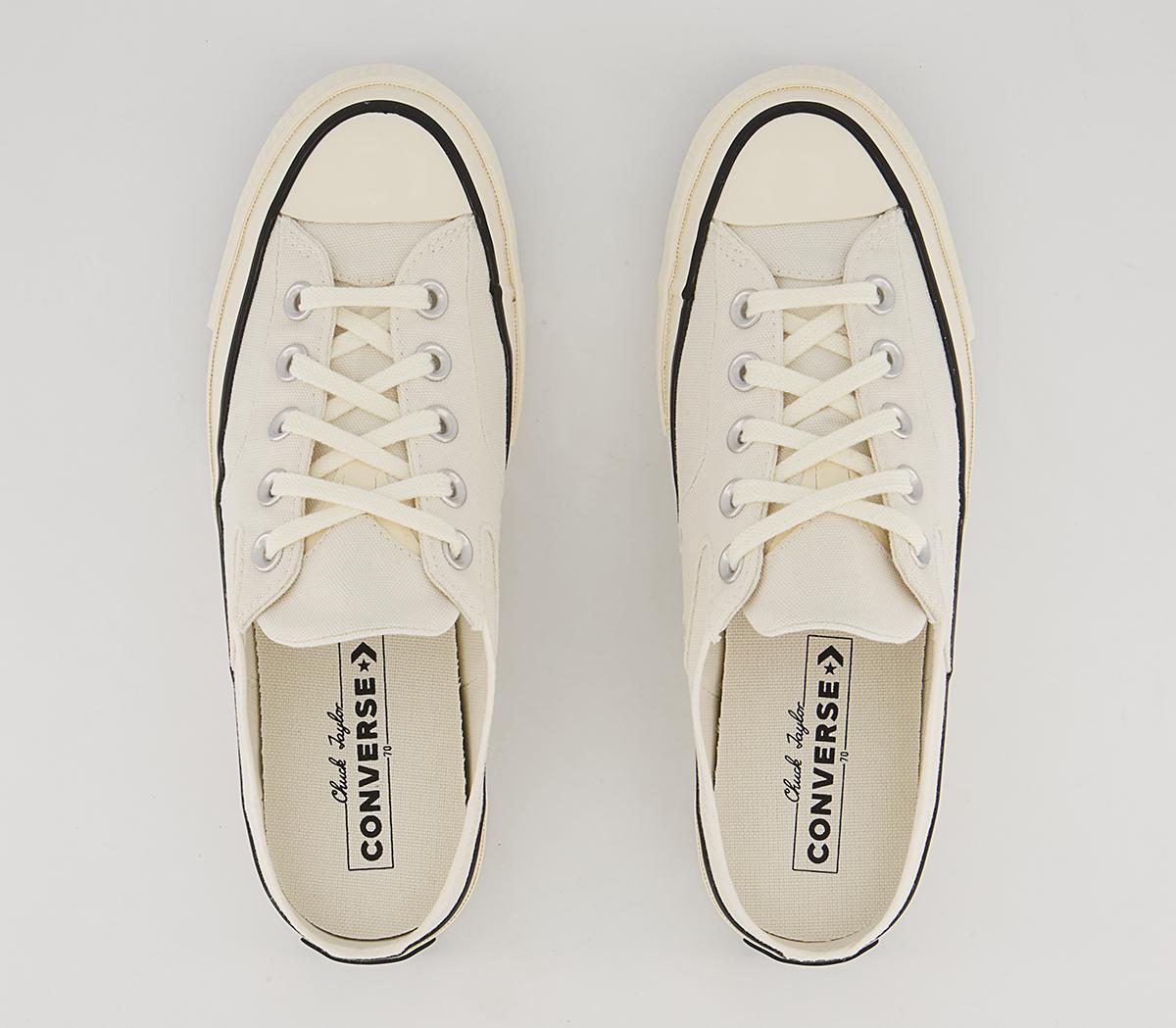Converse Chuck 70s Mule Trainers Converse Chuck 70s Mule Trainers Egret Black Black