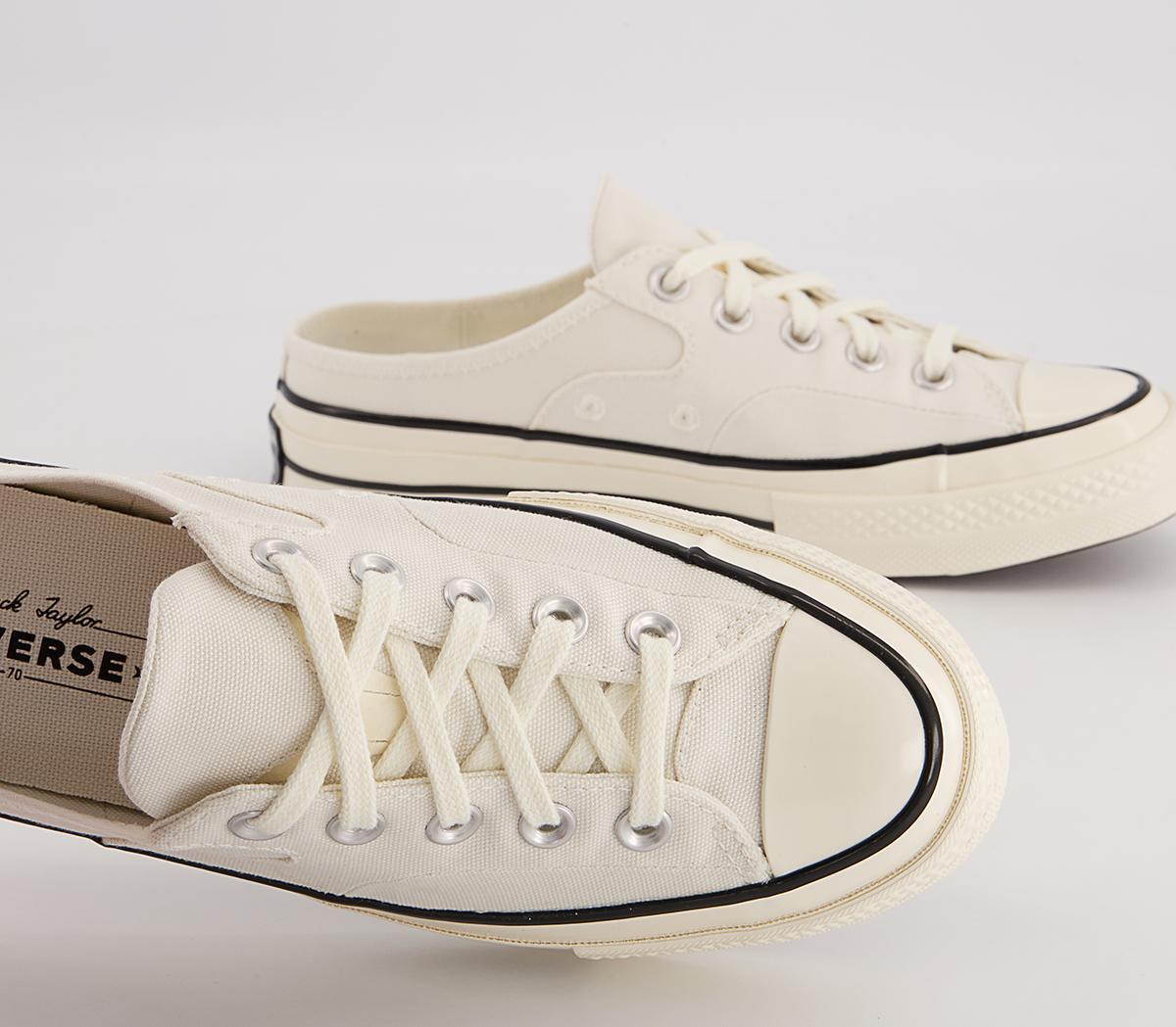 Converse Chuck 70s Mule Trainers Converse Chuck 70s Mule Trainers Egret Black Black