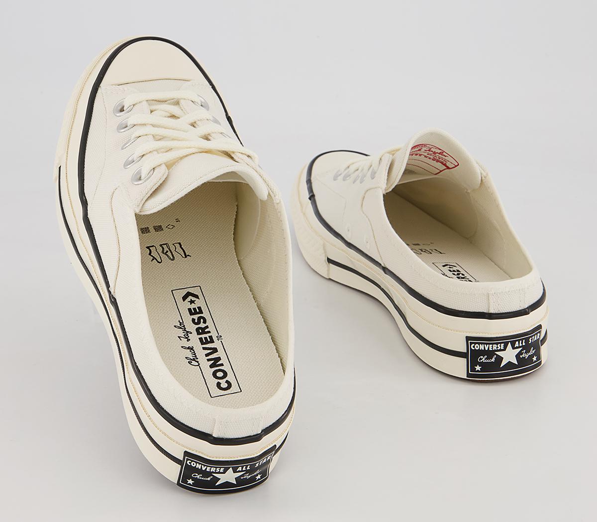 Converse Chuck 70s Mule Trainers Converse Chuck 70s Mule Trainers Egret Black Black