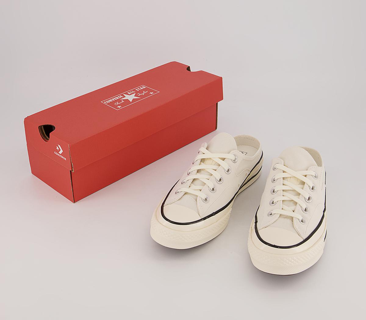 Converse Chuck 70s Mule Trainers Converse Chuck 70s Mule Trainers Egret Black Black