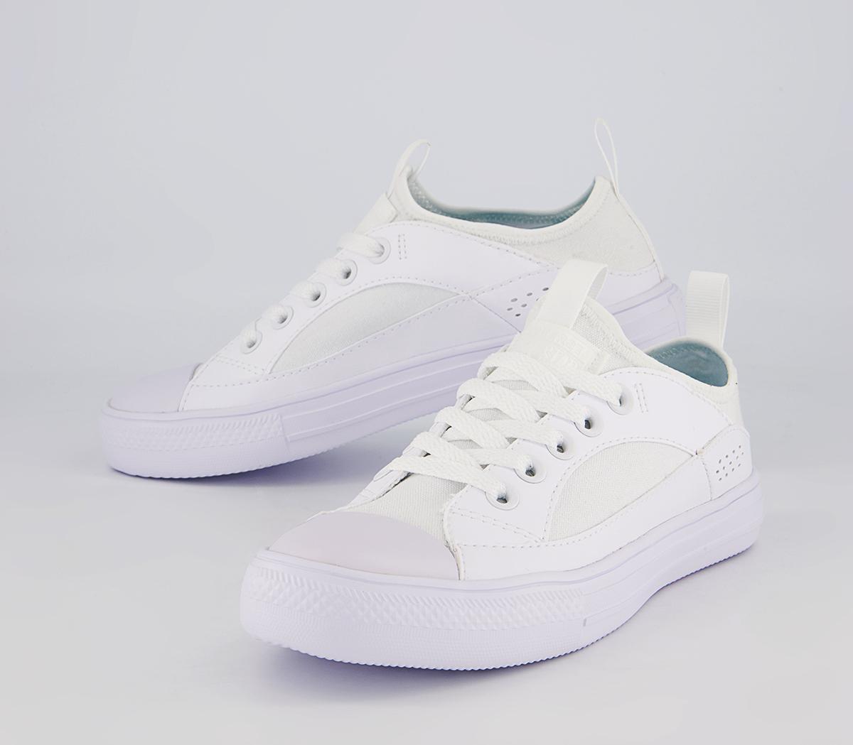 Converse Chuck Taylor All Star Wave Ultra Trainers White White White ...