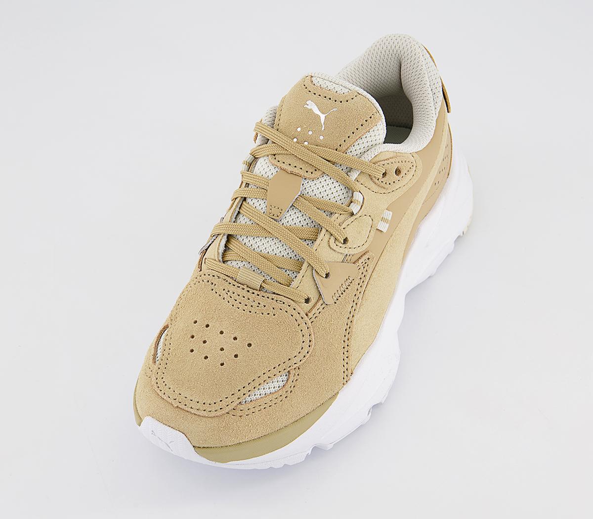 PUMAOrkid TrainersPale Khaki White