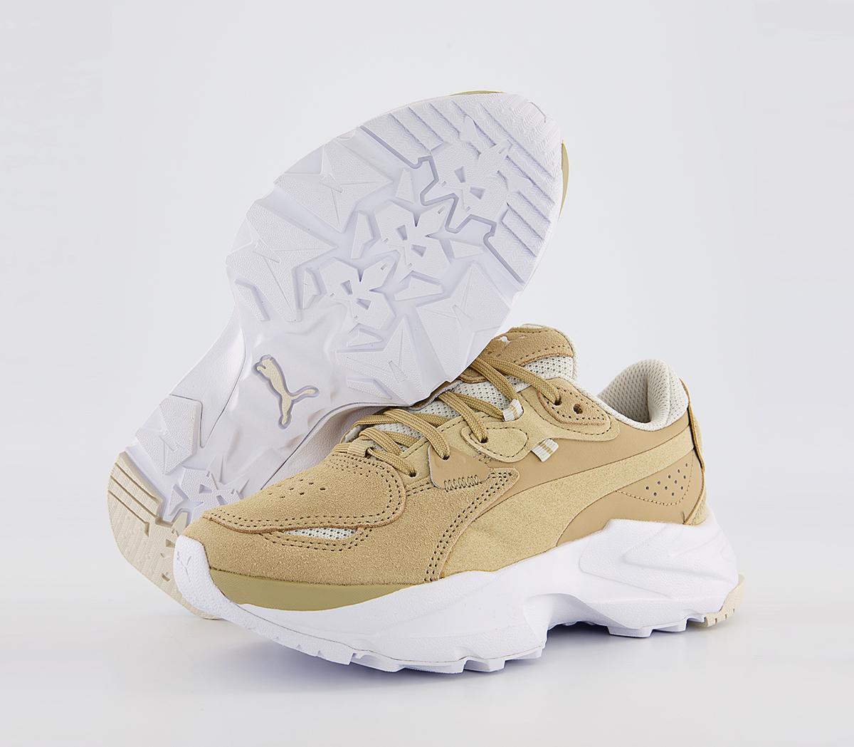 PUMAOrkid TrainersPale Khaki White