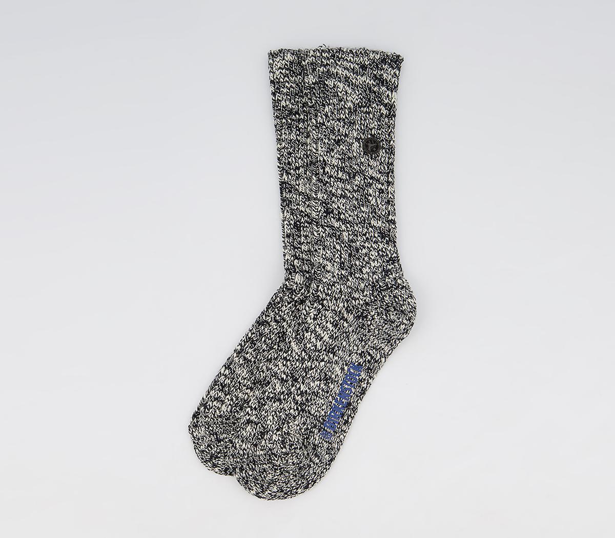BIRKENSTOCKCotton Slub SocksBlack Grey