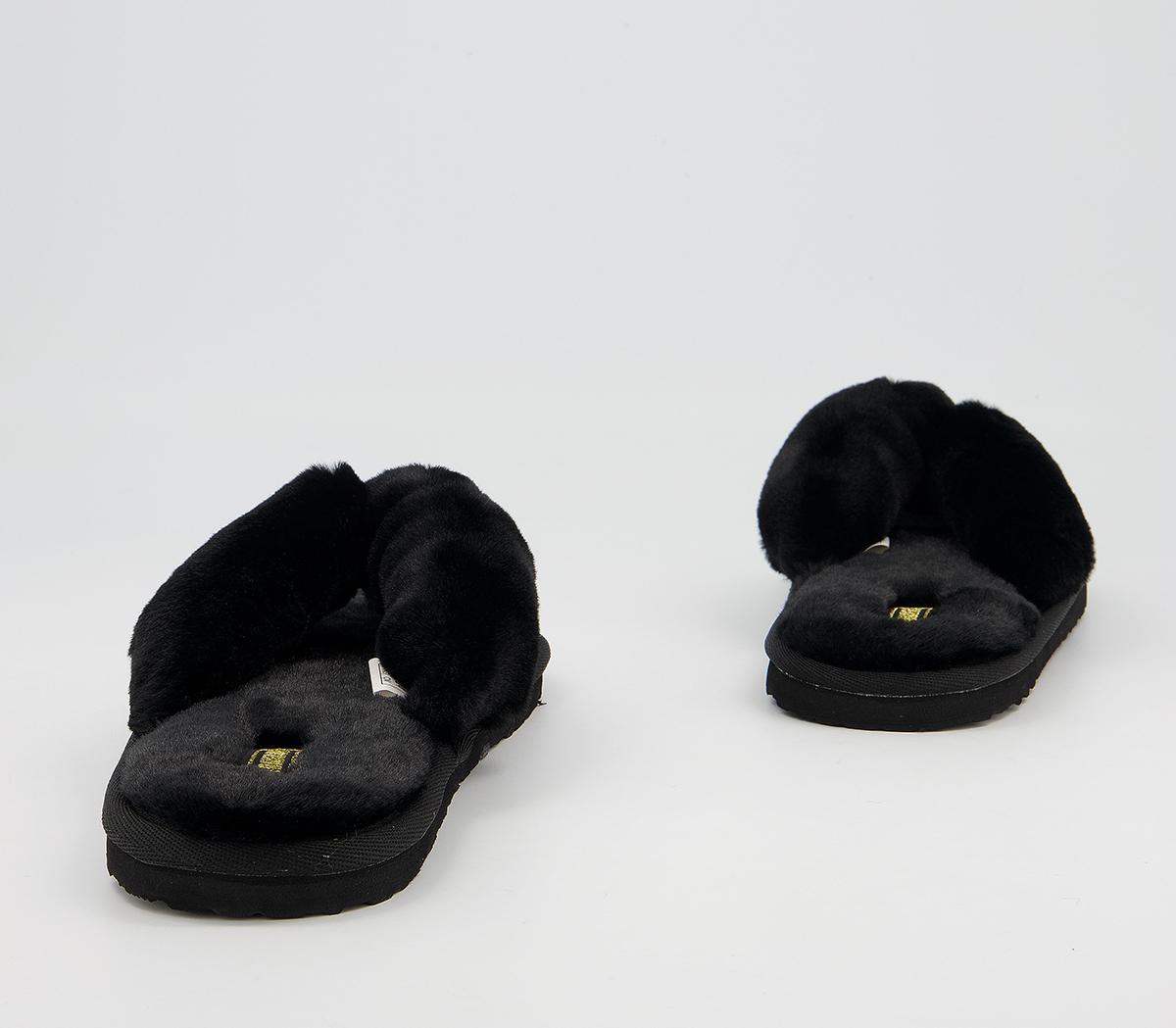 Puma Fluff Flip Slippers Puma Fluff Flip Slippers Blackteam Gold