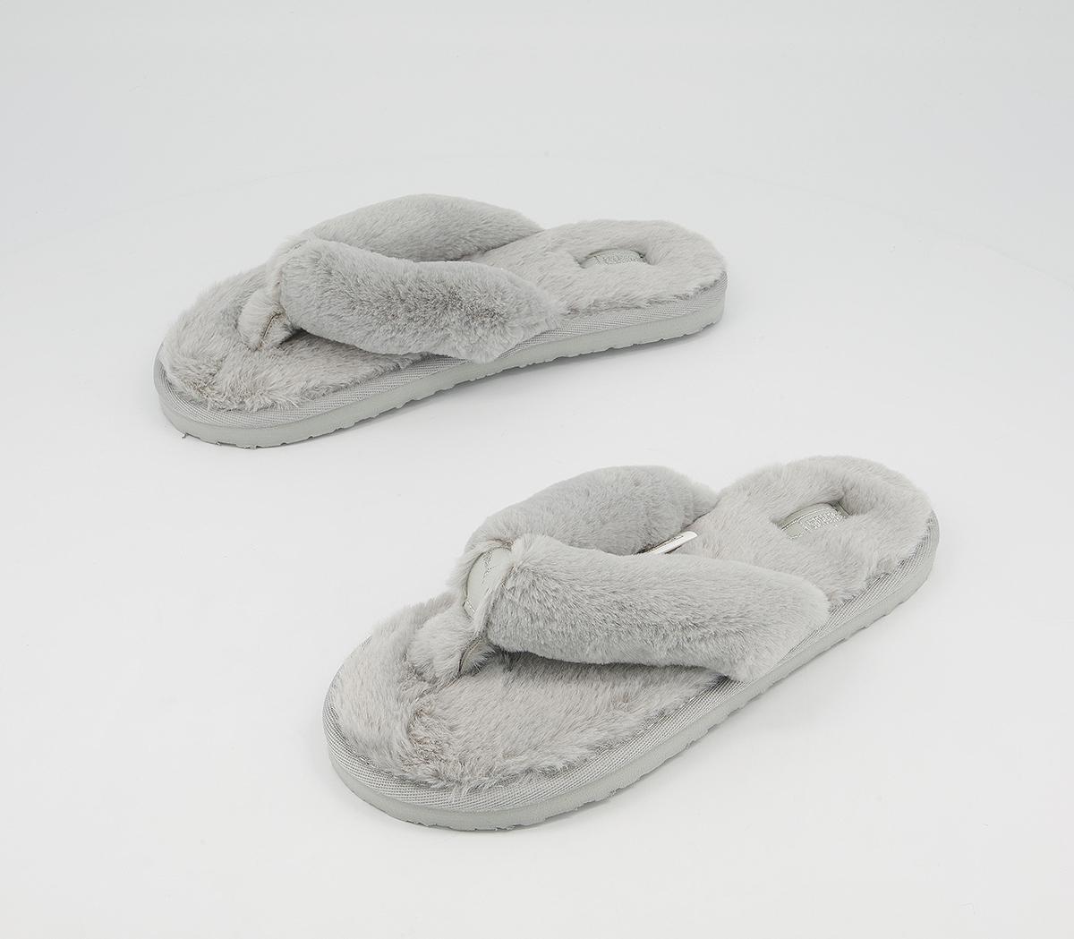 Puma Fluff Flip Flops Puma Fluff Flip Flops High Rise Puma Silver