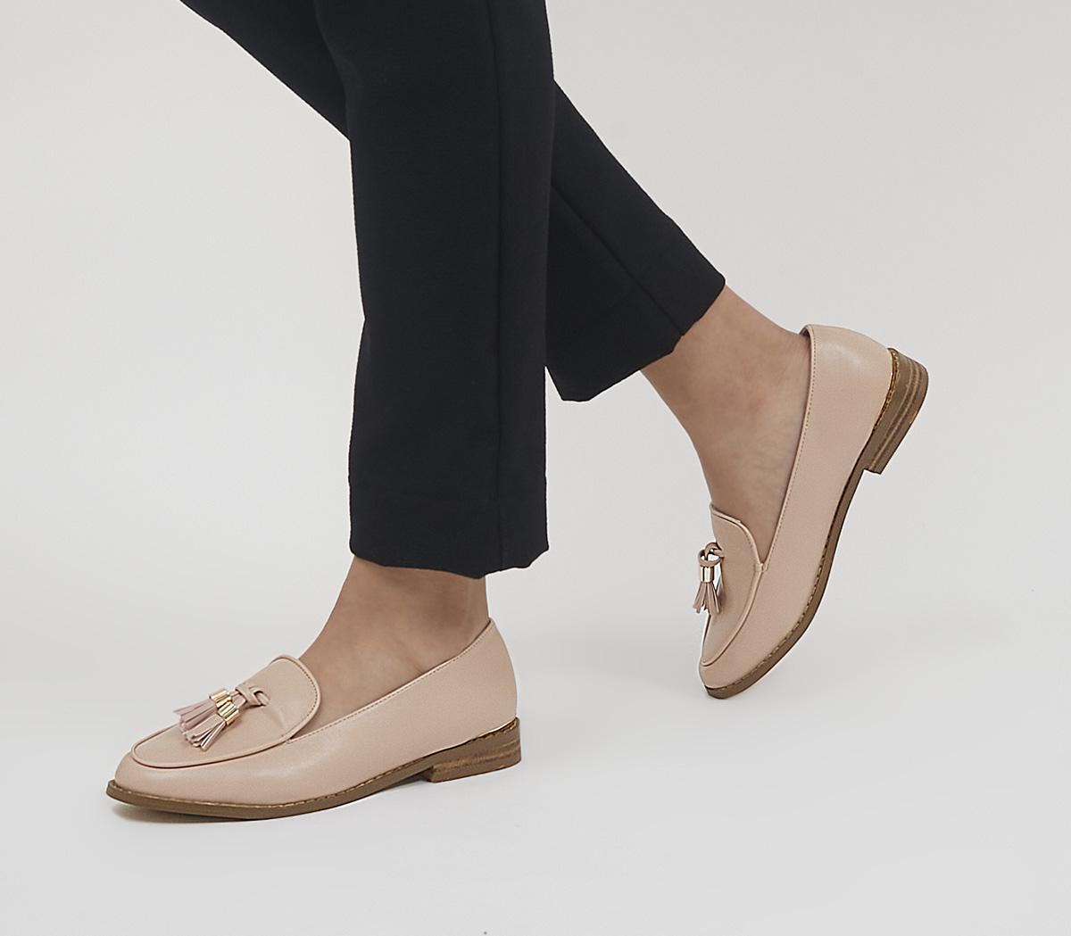 nude loafers