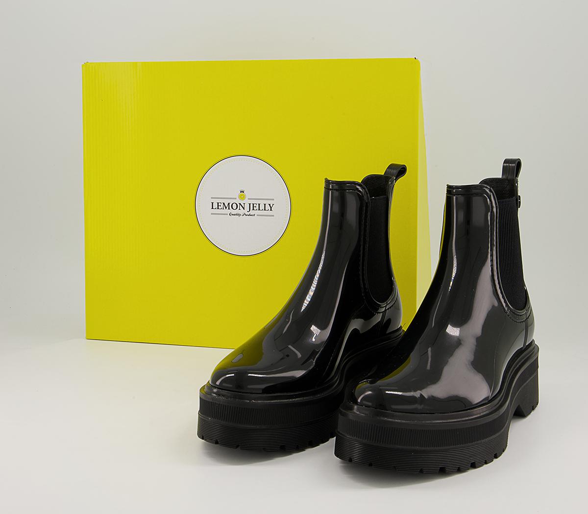 Lemon Jelly Netty Chelsea Rainboots Lemon Jelly Netty Chelsea Rainboots Black