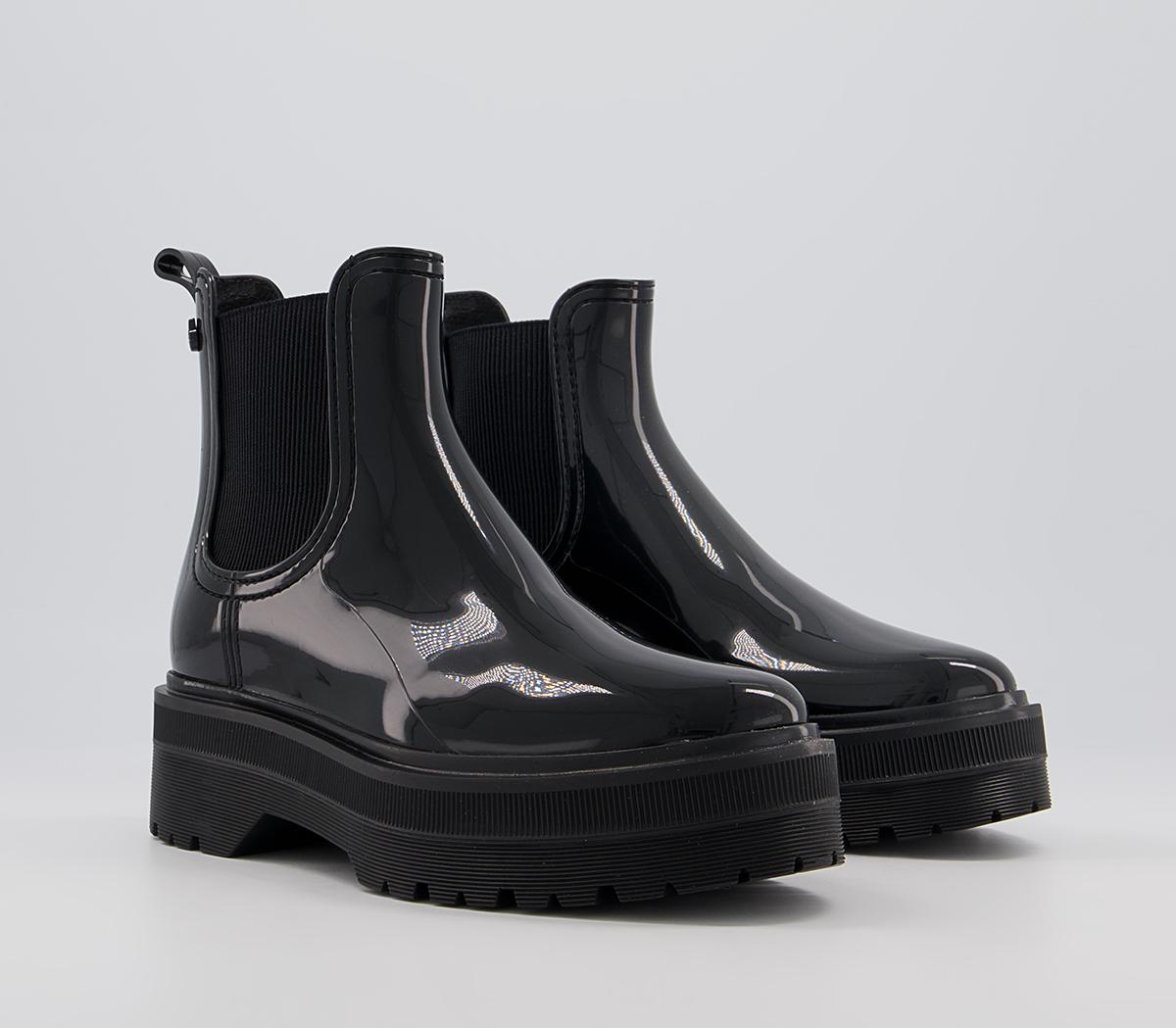 Lemon Jelly Netty Chelsea Rainboots Lemon Jelly Netty Chelsea Rainboots Black