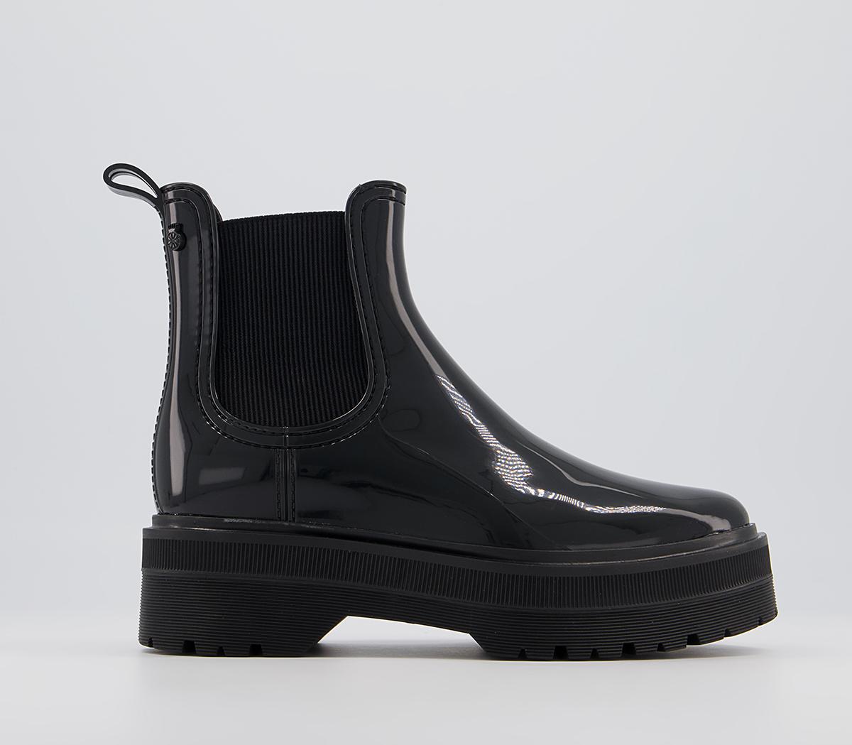 Lemon Jelly Netty Chelsea Rainboots Lemon Jelly Netty Chelsea Rainboots Black