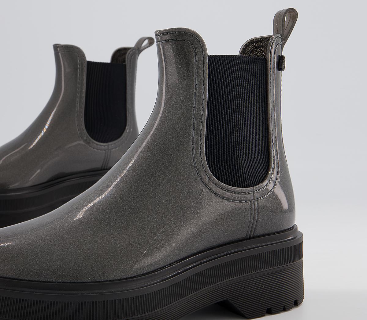 Lemon Jelly Netty Chelsea Rainboots Lemon Jelly Netty Chelsea Rainboots Metal Grey