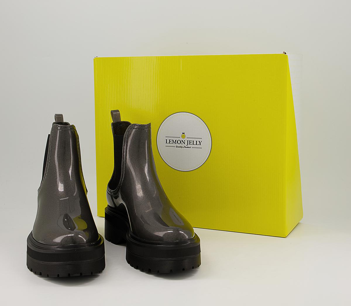 Lemon Jelly Netty Chelsea Rainboots Lemon Jelly Netty Chelsea Rainboots Metal Grey