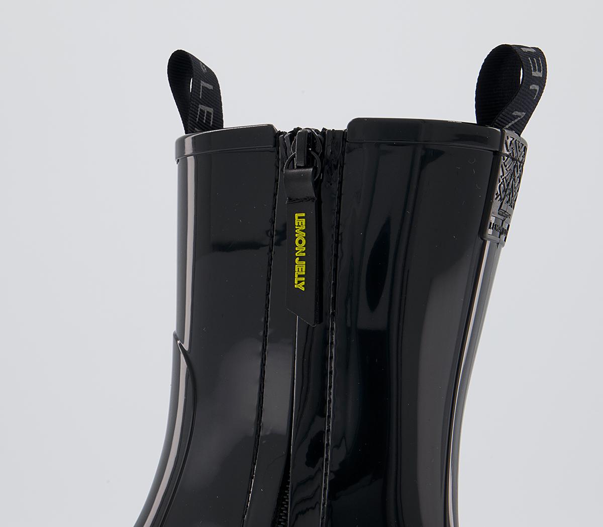 Lemon Jelly City Tall Rainboots Lemon Jelly City Tall Rainboots Black
