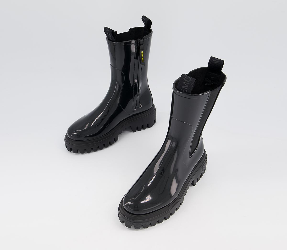 Lemon Jelly City Tall Rainboots Lemon Jelly City Tall Rainboots Black
