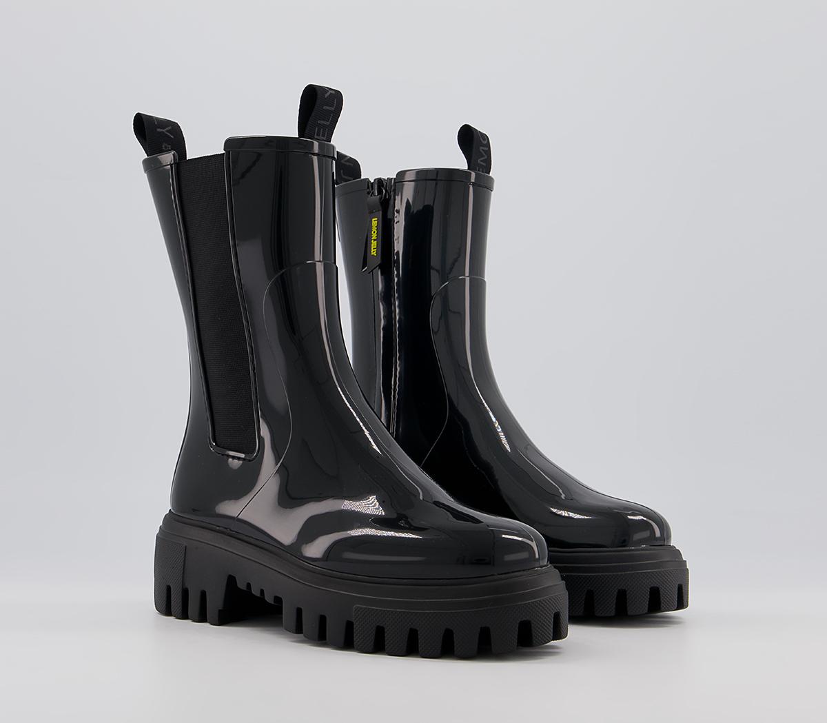 Lemon Jelly City Tall Rainboots Lemon Jelly City Tall Rainboots Black