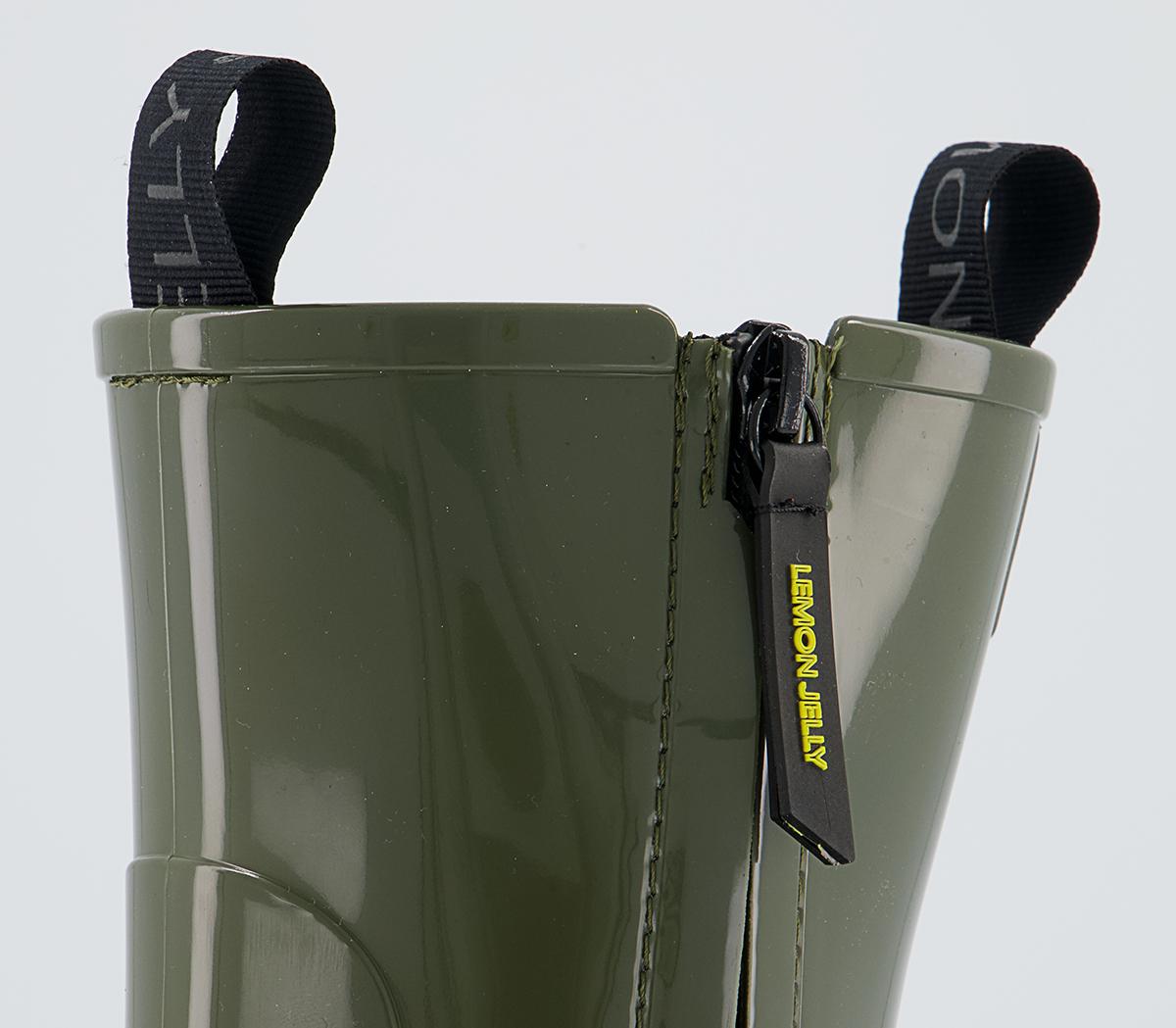 Lemon Jelly City Tall Rainboots Lemon Jelly City Tall Rainboots Military Green