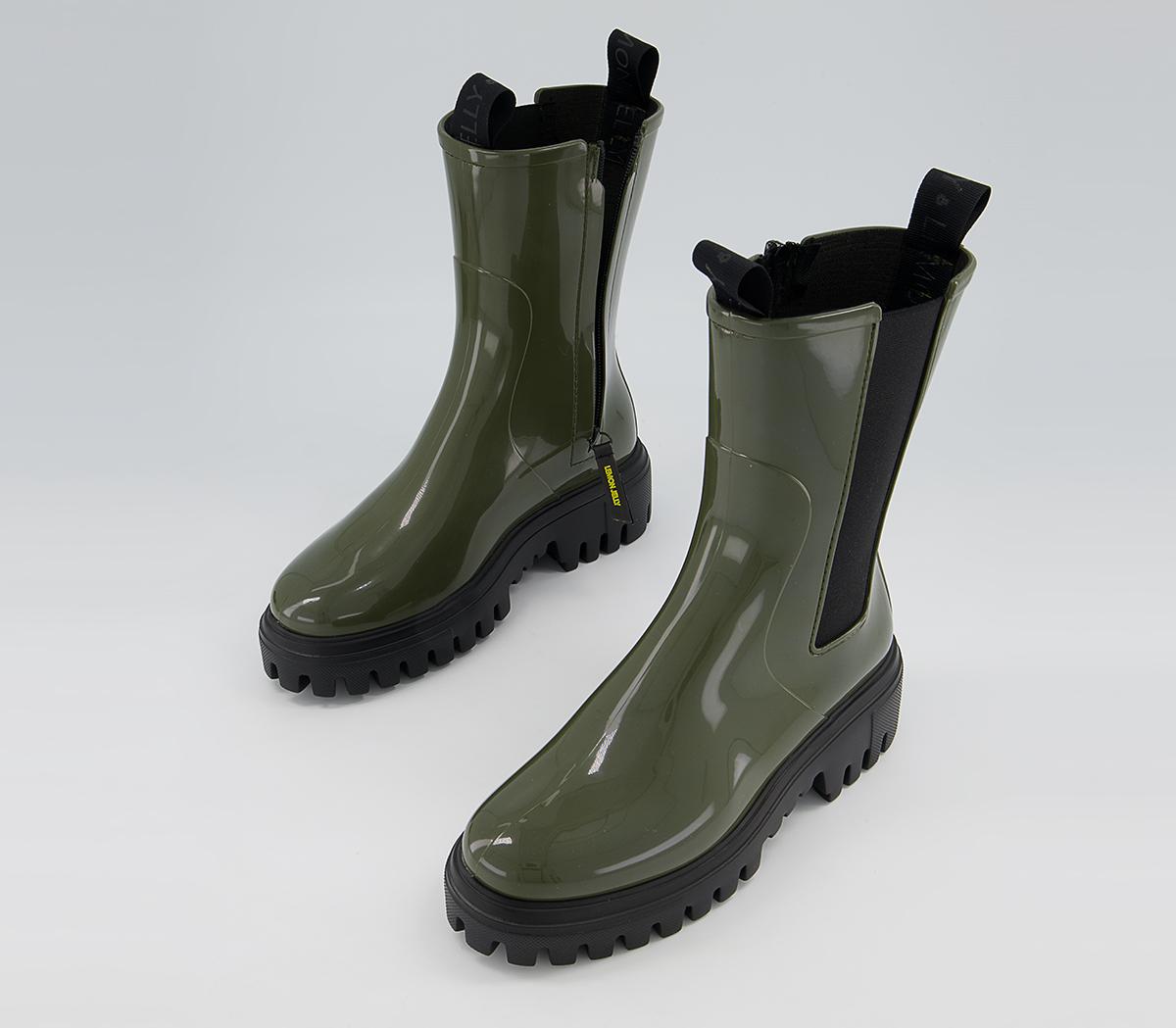Lemon Jelly City Tall Rainboots Lemon Jelly City Tall Rainboots Military Green