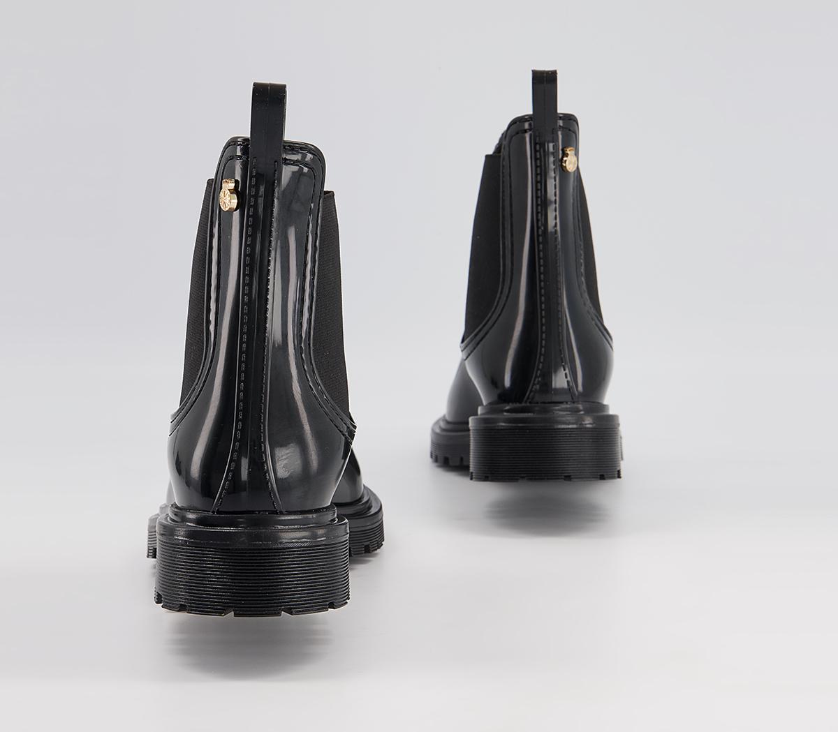 Lemon Jelly Block Chelsea Rainboots Lemon Jelly Block Chelsea Rainboots Black