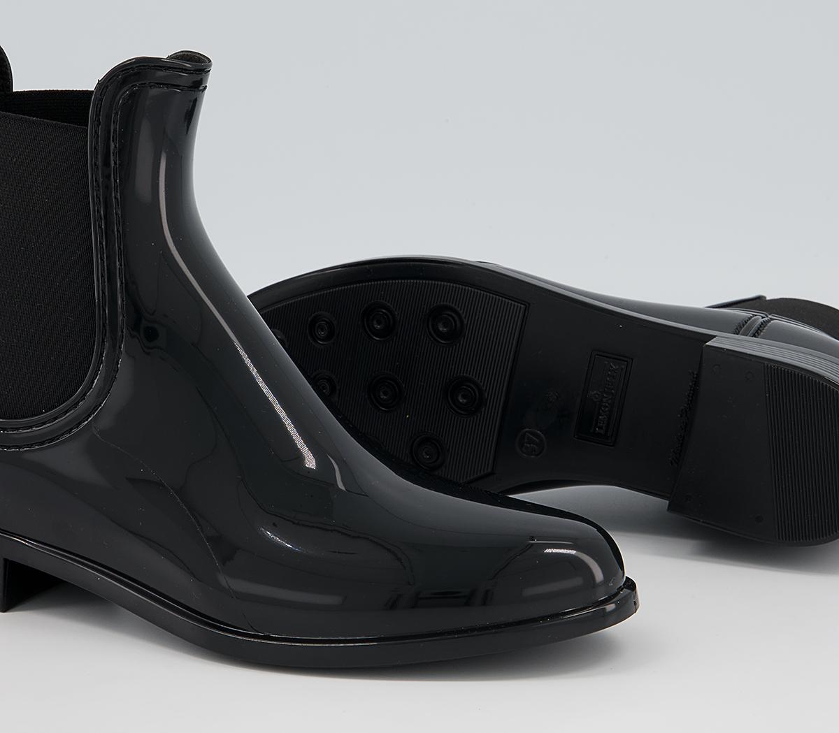 Lemon Jelly Comfy Chelsea Rainboots Lemon Jelly Comfy Chelsea Rainboots Black