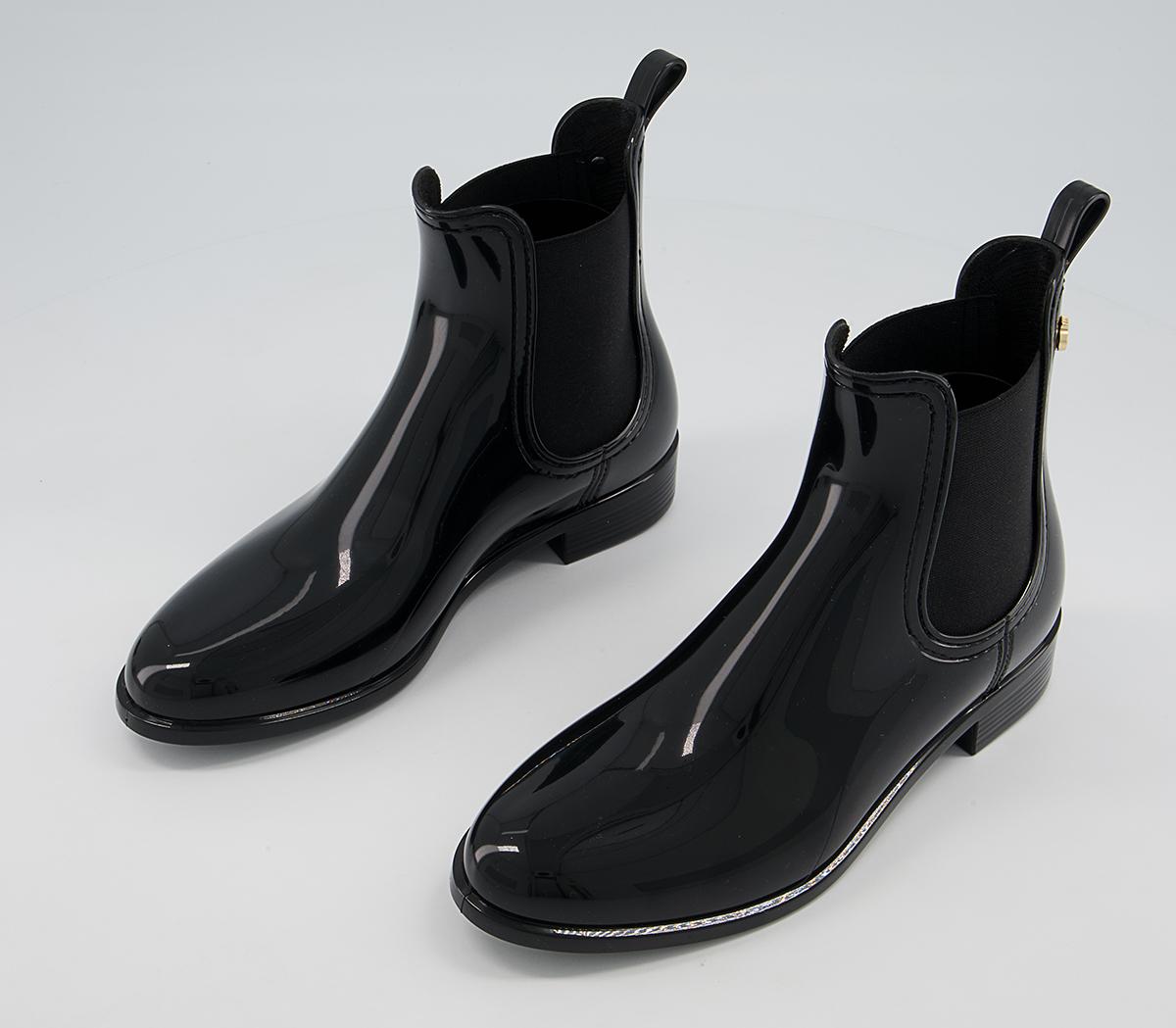 Lemon Jelly Comfy Chelsea Rainboots Lemon Jelly Comfy Chelsea Rainboots Black