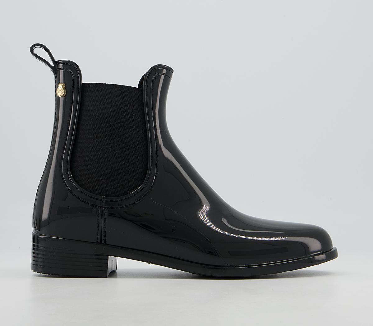 Lemon Jelly Comfy Chelsea Rainboots Lemon Jelly Comfy Chelsea Rainboots Black