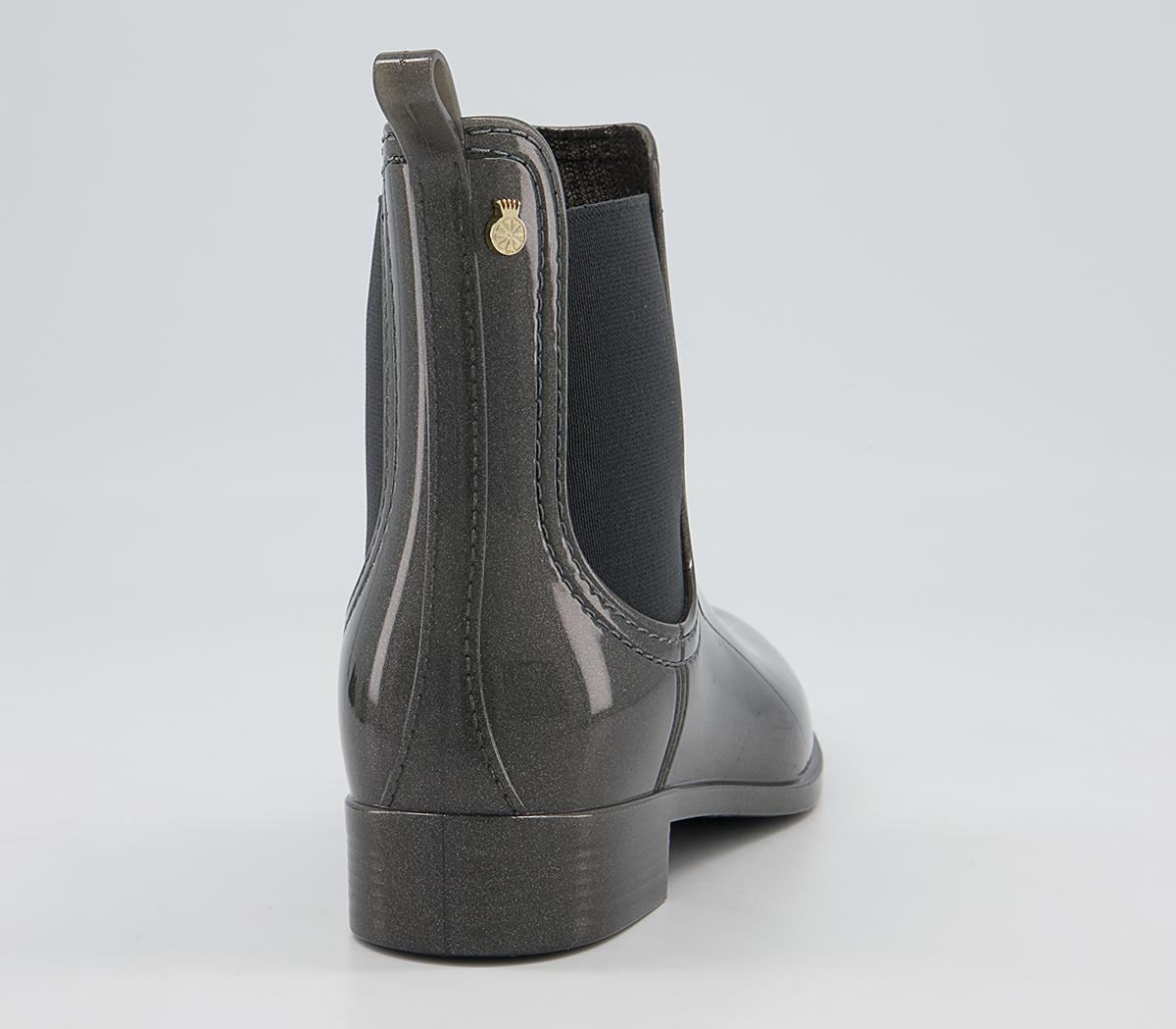 Lemon Jelly Comfy Chelsea Rainboots Lemon Jelly Comfy Chelsea Rainboots Metal Grey