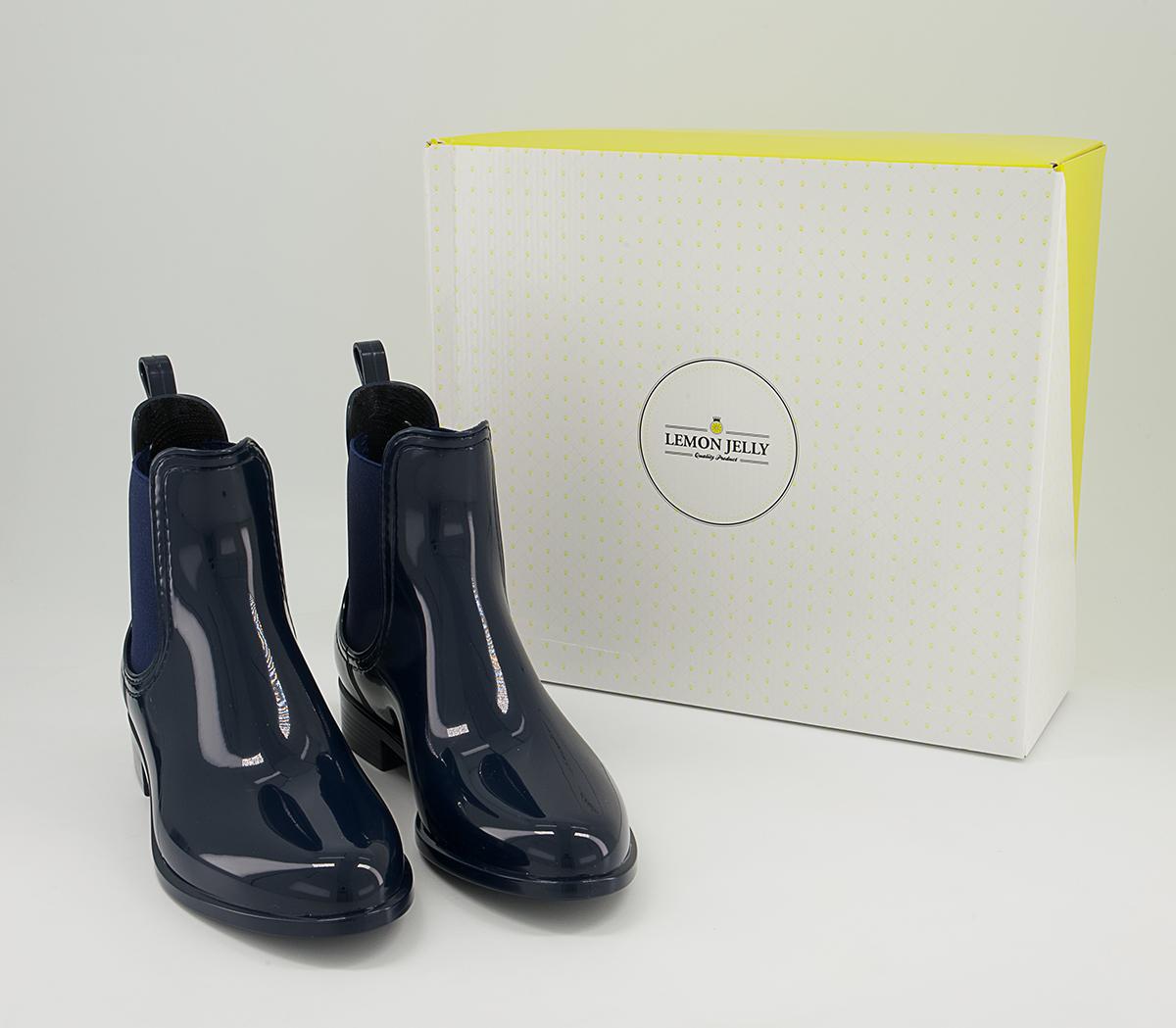 Lemon Jelly Comfy Chelsea Rainboots Lemon Jelly Comfy Chelsea Rainboots Naval
