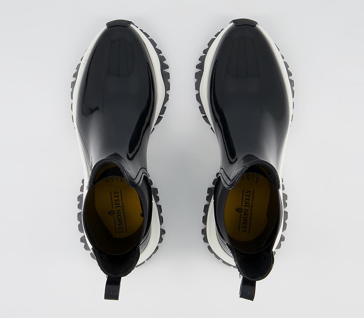 Lemon Jelly Jayden Ankle Rainboots Lemon Jelly Jayden Ankle Rainboots Black