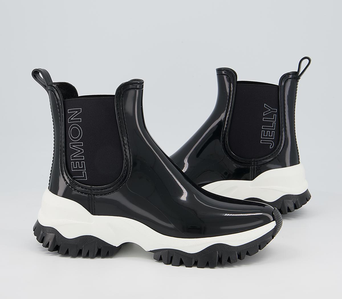 Lemon Jelly Jayden Ankle Rainboots Lemon Jelly Jayden Ankle Rainboots Black