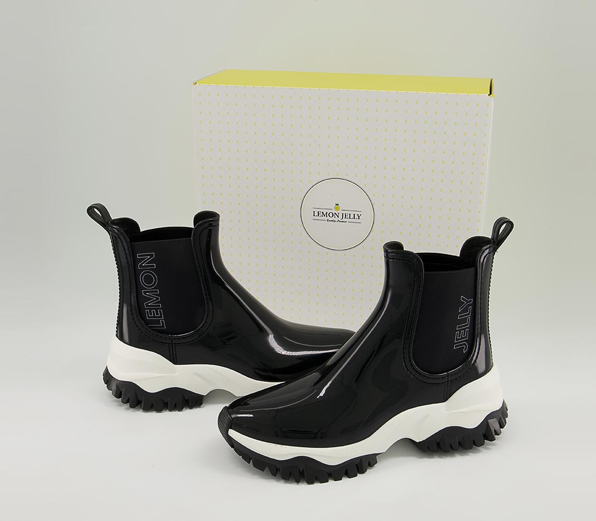 Lemon Jelly Jayden Ankle Rainboots Lemon Jelly Jayden Ankle Rainboots Black