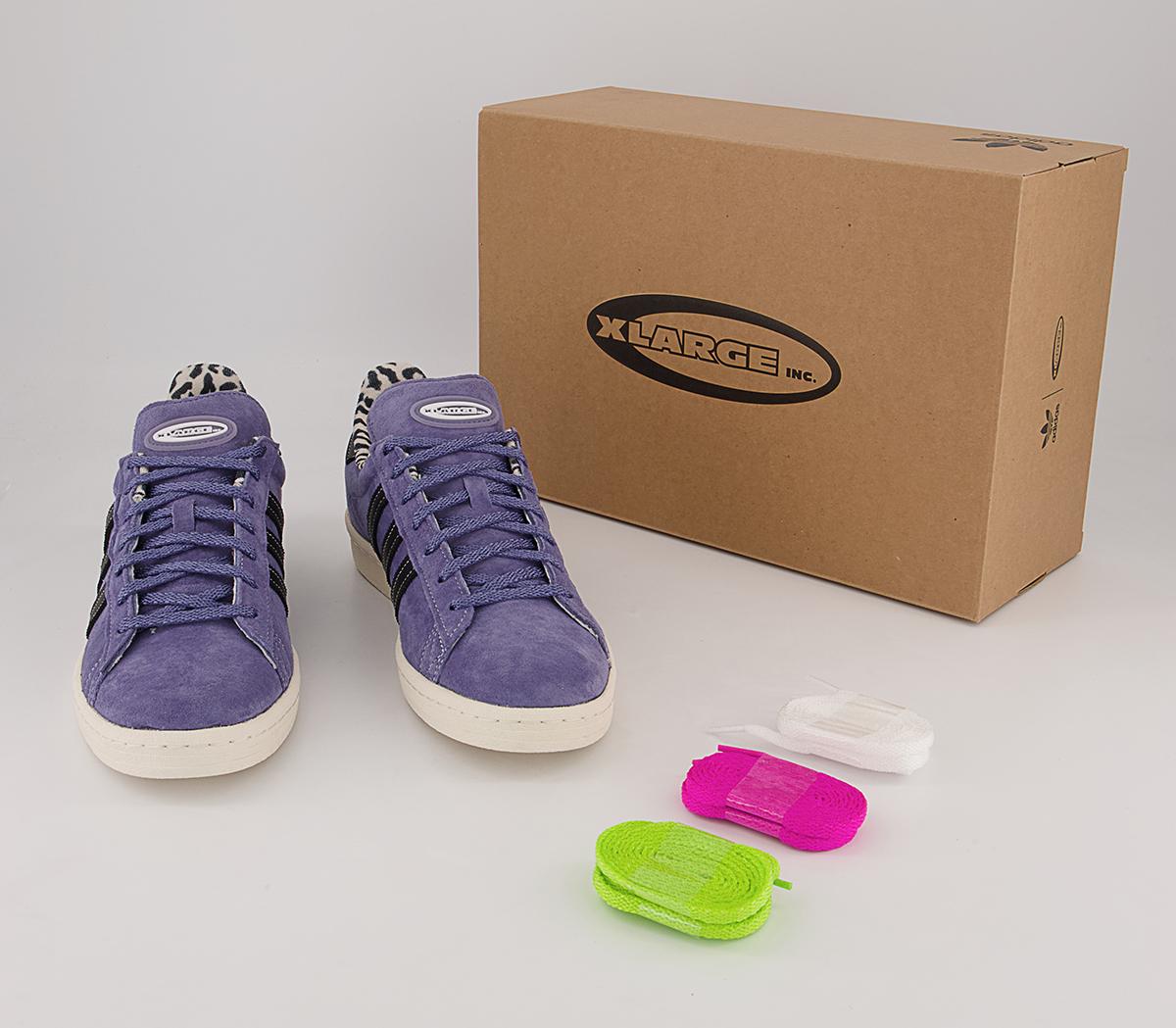 adidas Consortium Campus 80 Xlarge Trainers adidas Consortium Campus 80 Xlarge Trainers Violet Core Black Core White