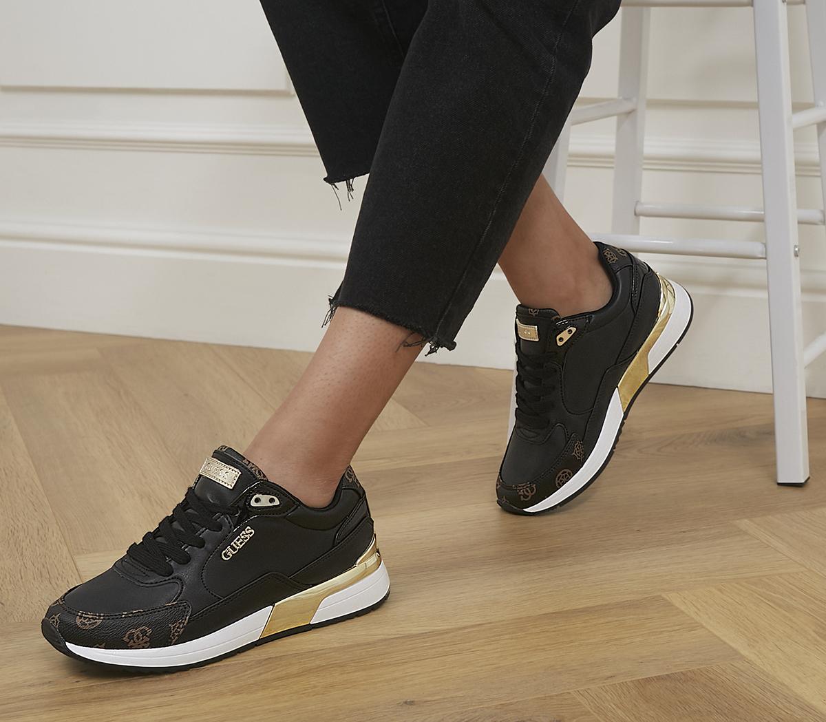 Guess store black trainers