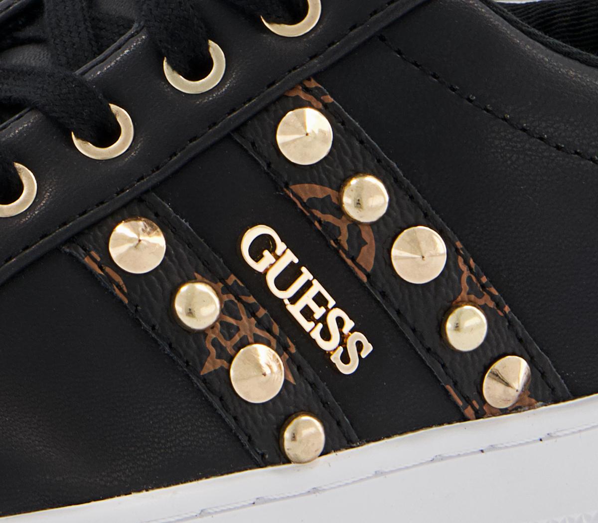 Guess Rassta Studded Trainers Guess Rassta Studded Trainers Black