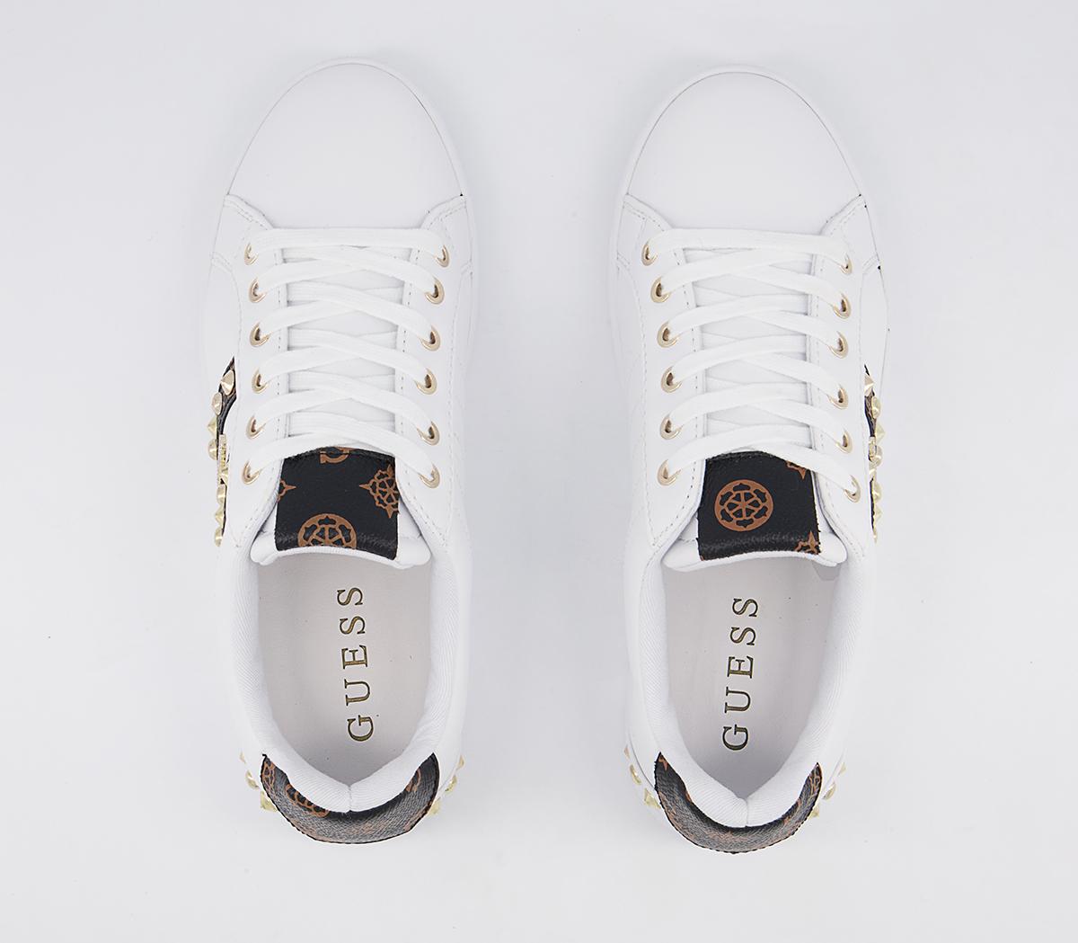 Guess Rassta Studded Trainers Guess Rassta Studded Trainers White
