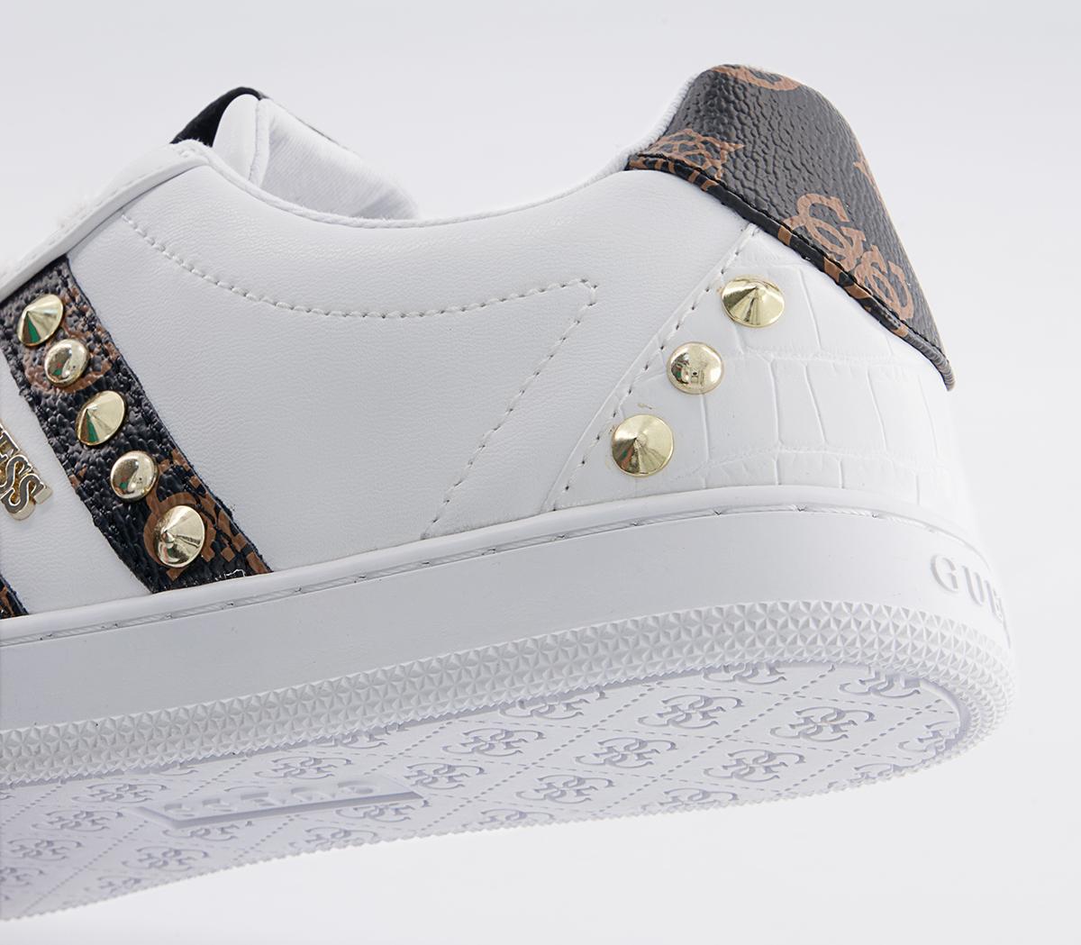Guess Rassta Studded Trainers Guess Rassta Studded Trainers White