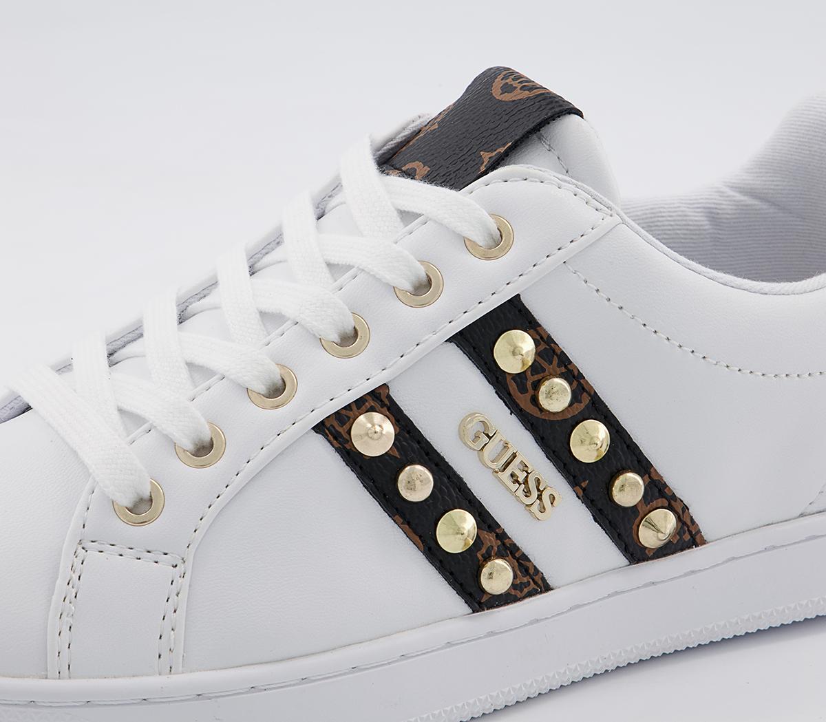 Guess Rassta Studded Trainers Guess Rassta Studded Trainers White