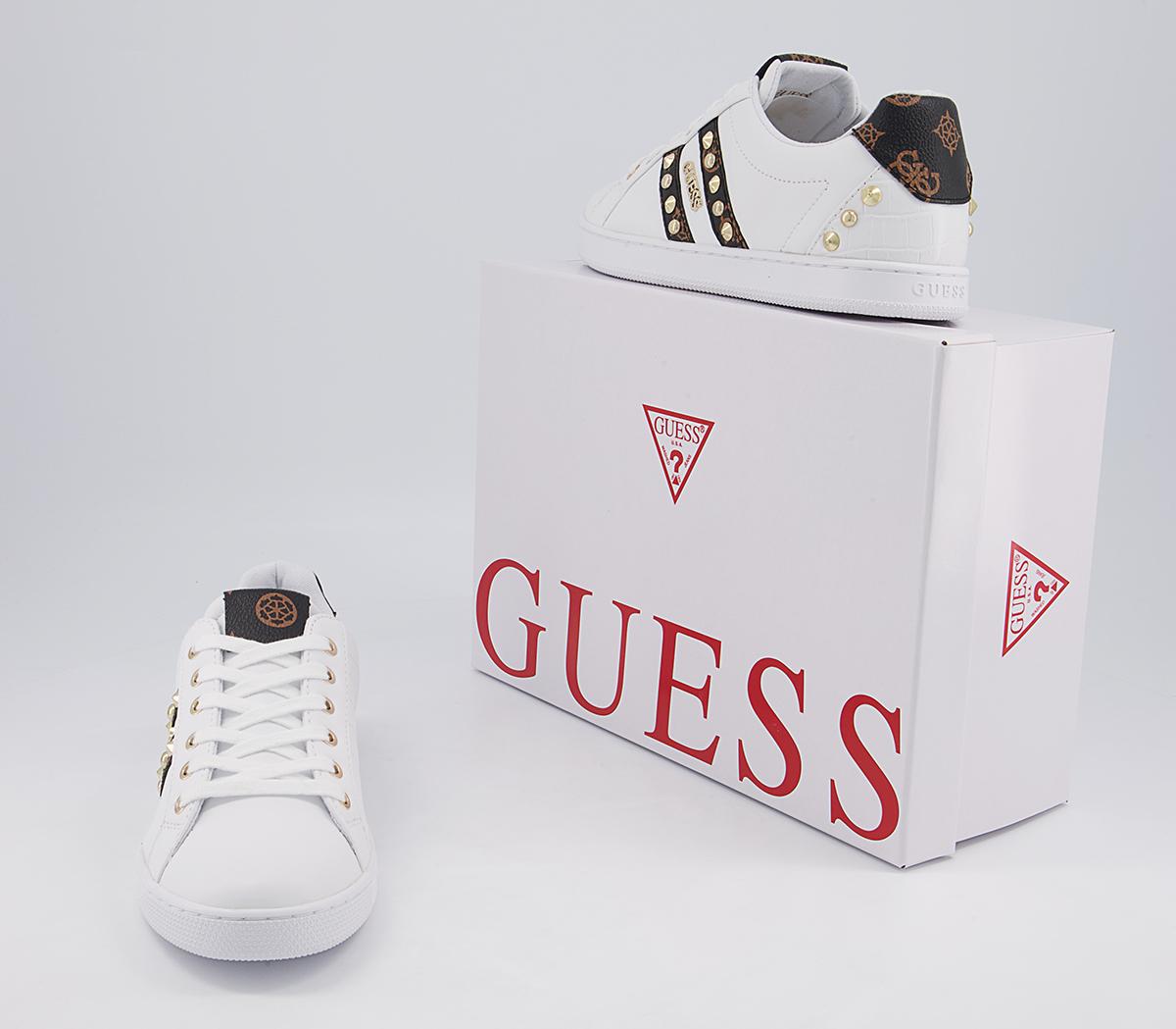 Guess Rassta Studded Trainers Guess Rassta Studded Trainers White
