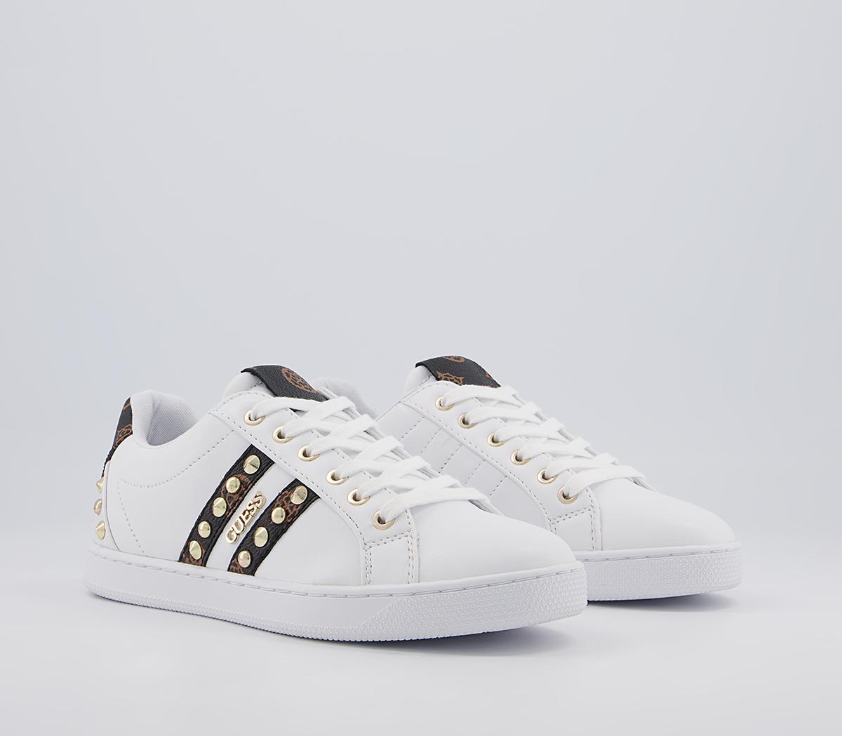 Guess Rassta Studded Trainers Guess Rassta Studded Trainers White