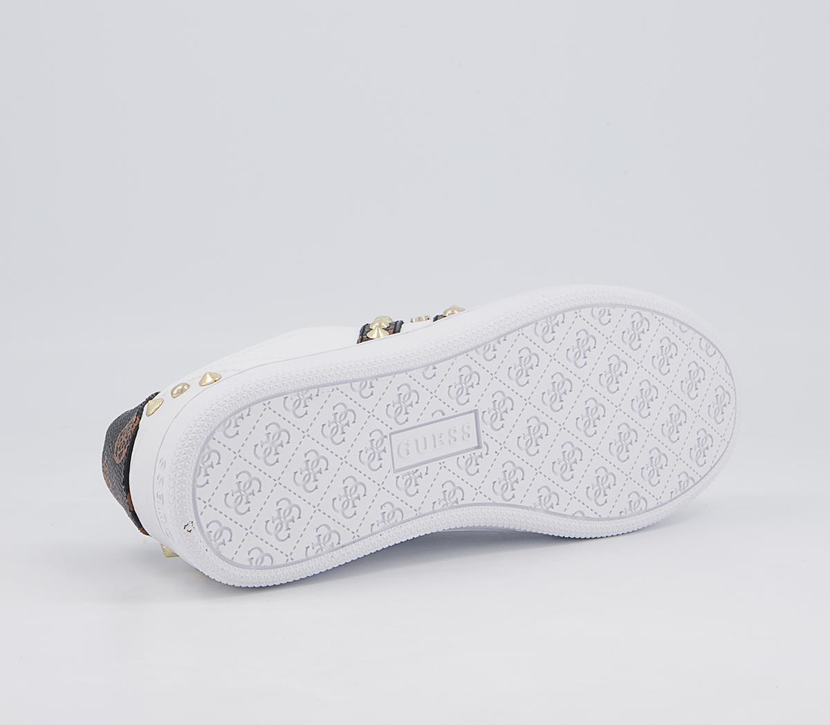Guess Rassta Studded Trainers Guess Rassta Studded Trainers White