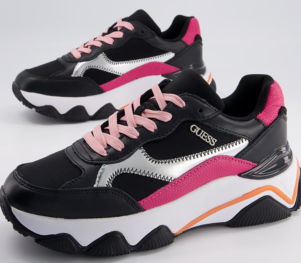 Guess Sunshine 2 Sneakers Guess Sunshine 2 Sneakers Black Rose Silver