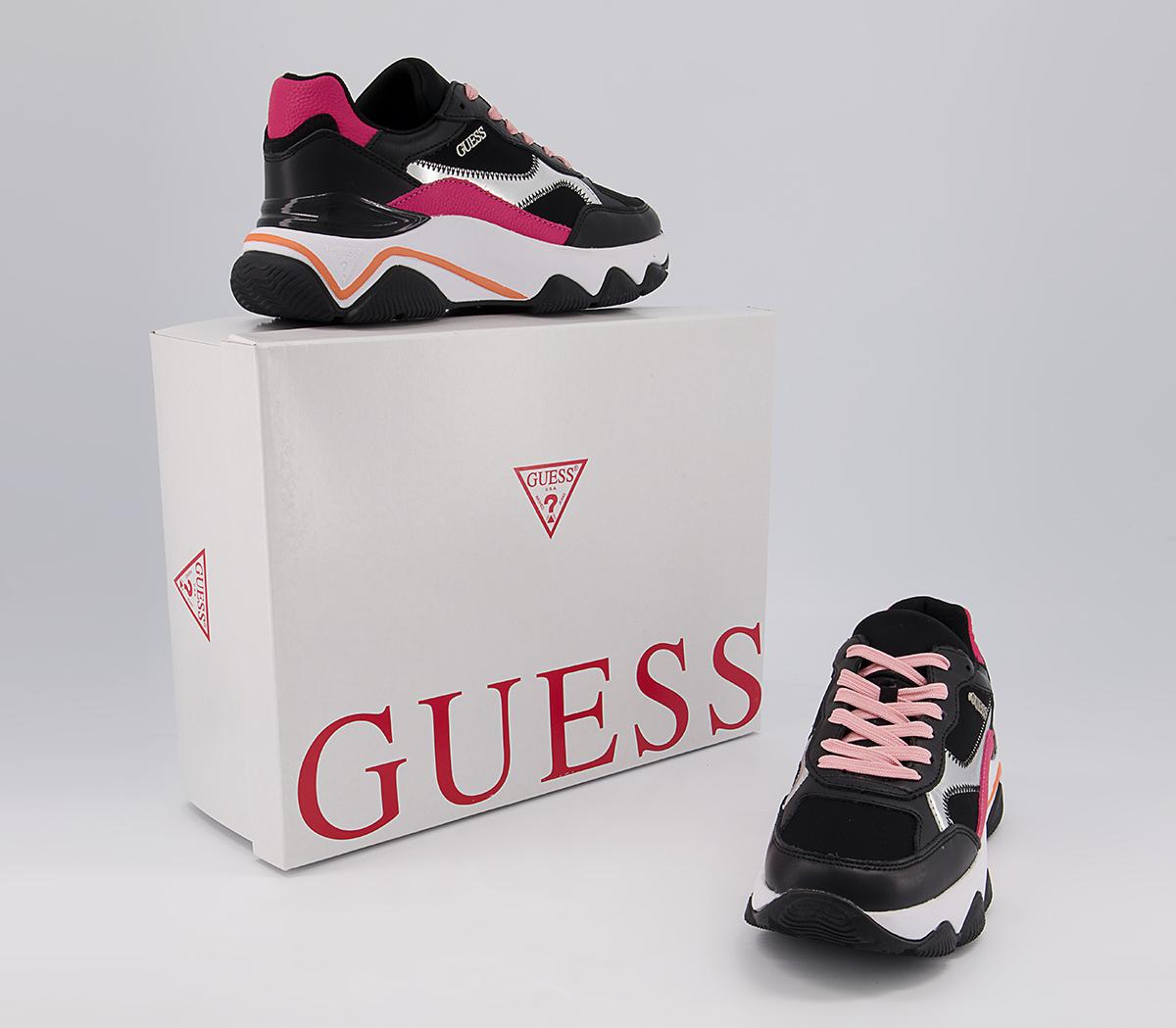 Guess Sunshine 2 Sneakers Guess Sunshine 2 Sneakers Black Rose Silver