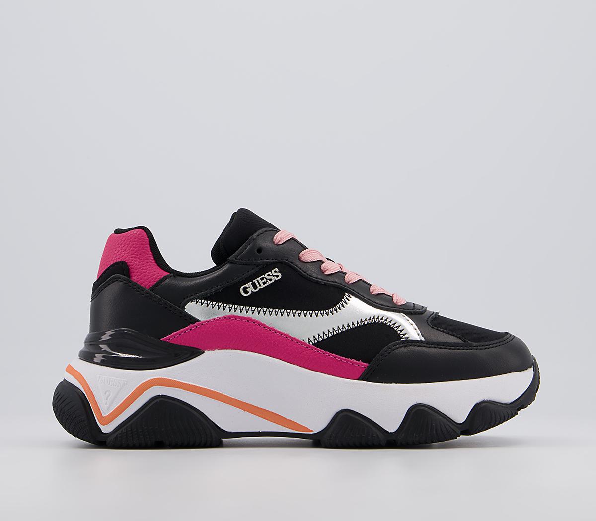 Guess Sunshine 2 Sneakers Guess Sunshine 2 Sneakers Black Rose Silver
