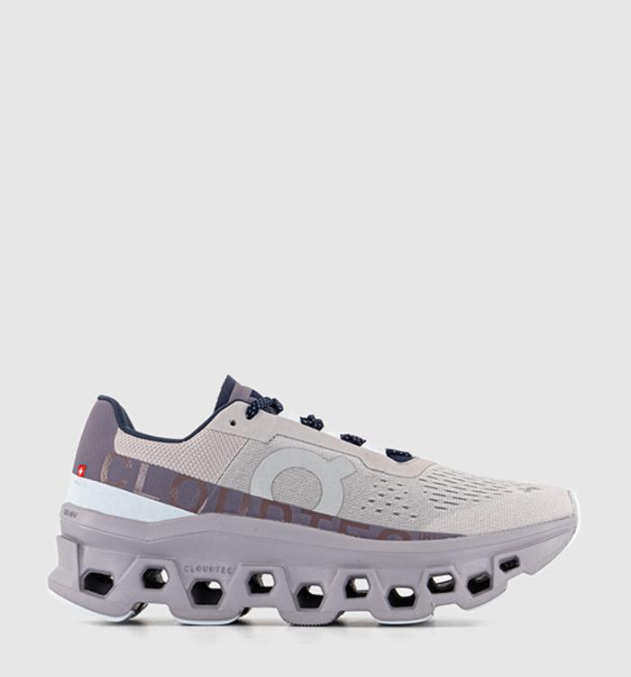 On Running Cloudmonster Trainers Pearl Arctic F