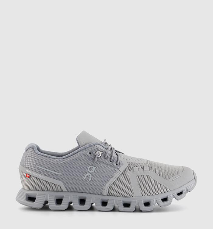 On Running Cloud 5 Combo Trainers Fog Alloy