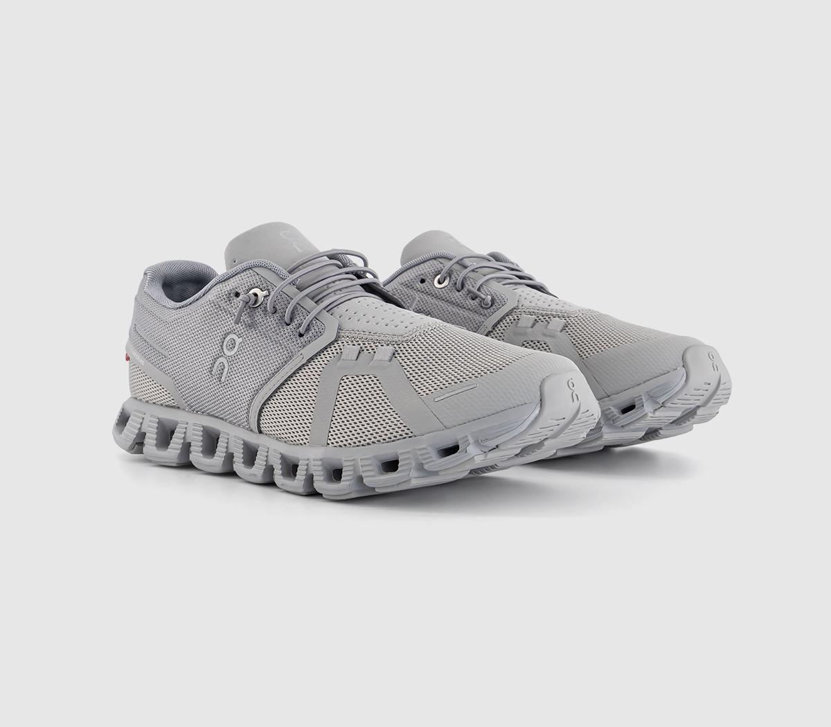 On Running Mens Cloud 5 Combo Trainers Fog Alloy Grey, 7