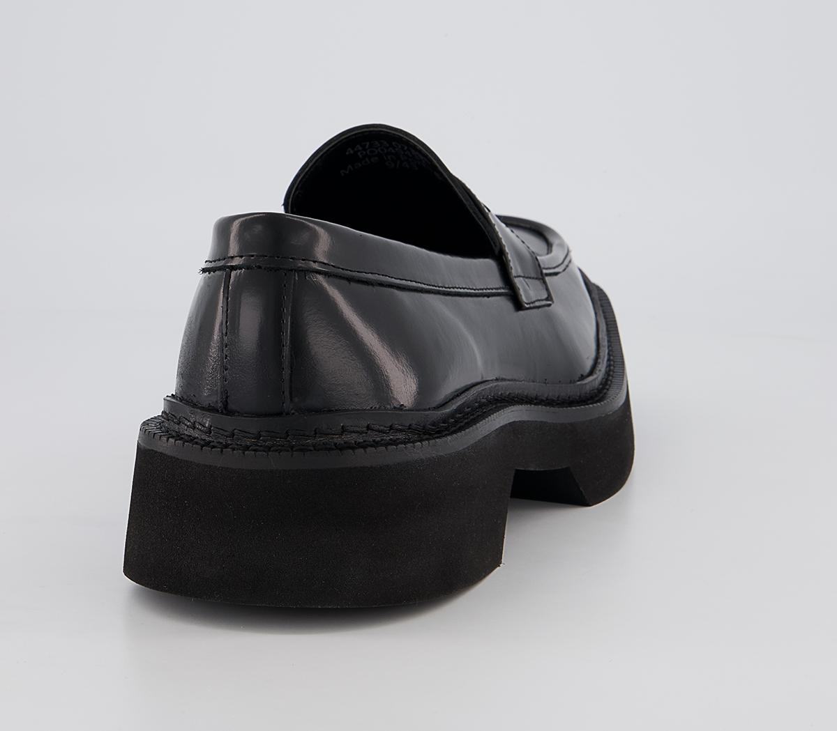Office Montreal Exaggerated Sole Loafer Office Montreal Exaggerated Sole Loafer Black High Shine